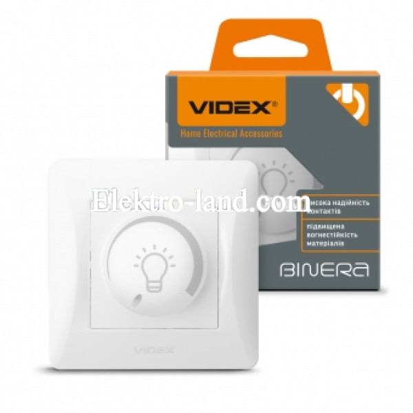 Диммер (регулятор яркости) Led 200w белый Videx Binera 